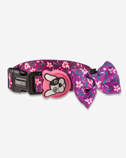 Collar con Moño Cerezo